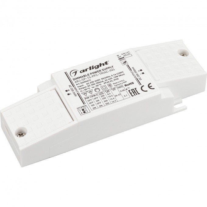 Блок питания ARLIGHT ARJ-SP-15-PFC-TRIAC-INS 026046(1)