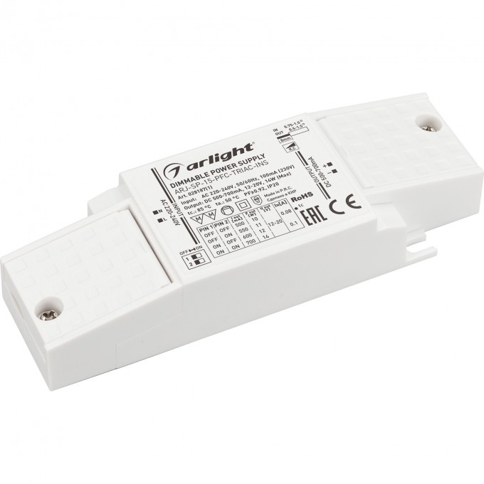 Блок питания ARLIGHT ARJ-SP-15-PFC-TRIAC-INS 028187(1)