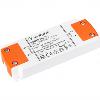 Блок питания ARLIGHT ARV-SN24020-FLAT-B Блок питания ARLIGHT ARV-SN24020-FLAT-B