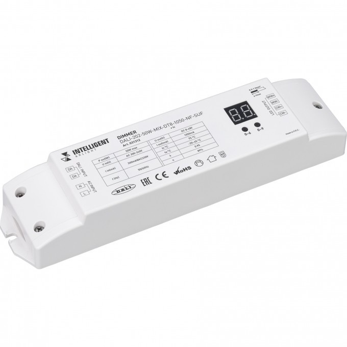 Диммер ARLIGHT INTELLIGENT DALI-202-50W-MIX-DT8-1050-NF-SUF 031312