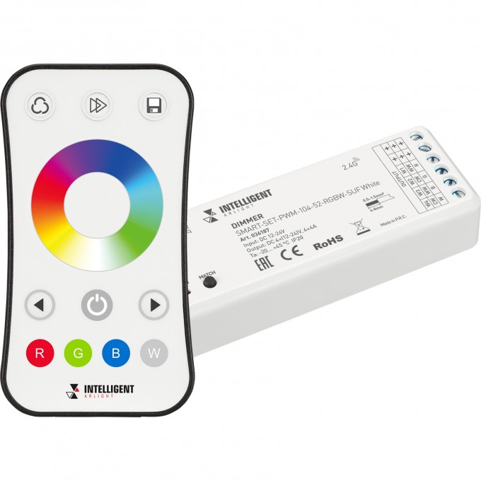 Диммер INTELLIGENT ARLIGHT SMART-SET-PWM-104-52-RGBW-SUF White 036187