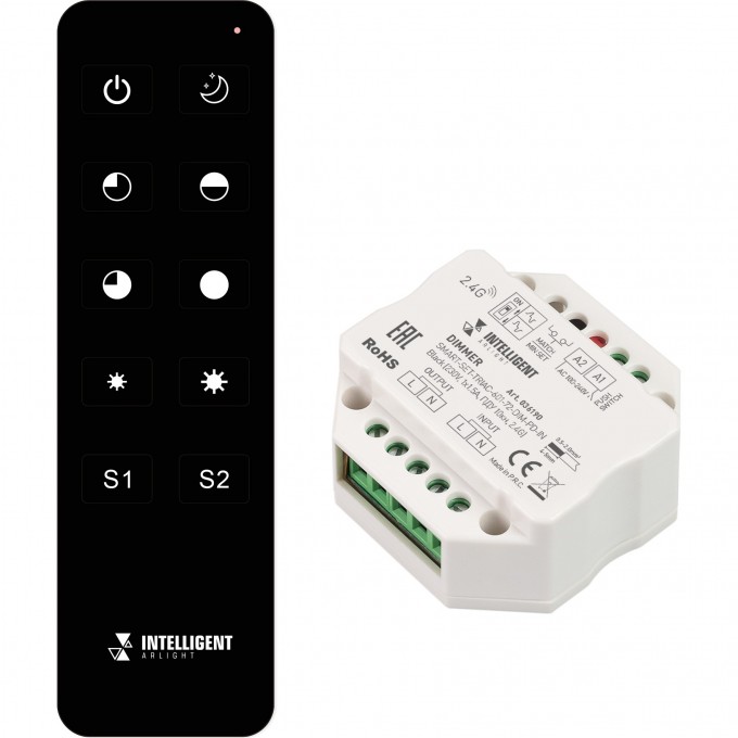 Диммер INTELLIGENT ARLIGHT SMART-SET-TRIAC-601-72-DIM-PD-IN Black 036190