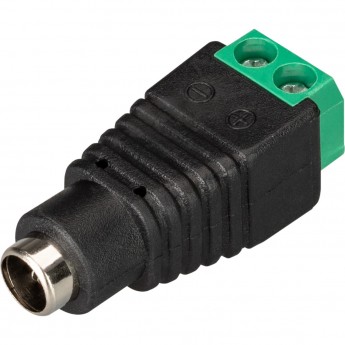 Коннектор ARLIGHT TERMINAL-MONO-2pin-F (Jack 5.5), Пластик