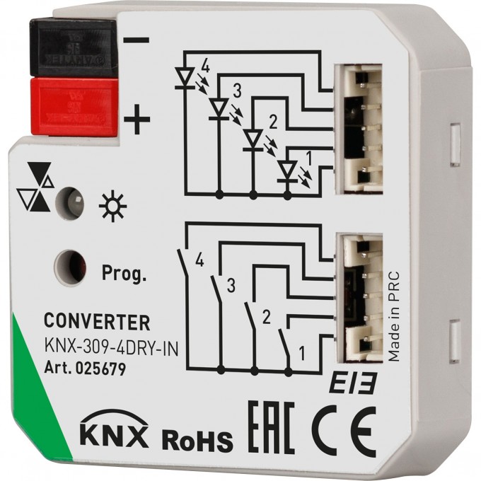 Конвертер ARLIGHT INTELLIGENT KNX-309-4DRY-IN 025679