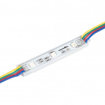 Модуль управляемый ARLIGHT SPI-B3 12V RGB-RAM (0.6W, IP66, 120 deg, пластик, 3 года)