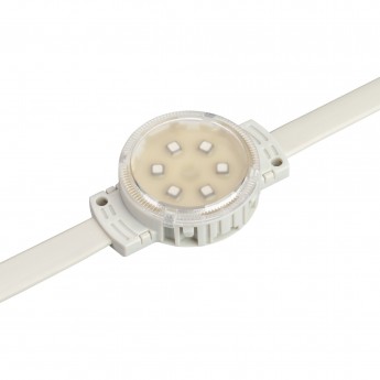 Модуль управляемый ARLIGHT SPI-F6-D40 24V RGB-RAM-Auto (1.25W, IP68, 120 deg, пластик, 3 года)