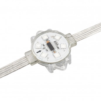 Модуль управляемый ARLIGHT VISOR-DMX-5060-6-24V RGB 120deg