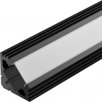 Профиль ARLIGHT PDS45-T-2000 ANOD Black RAL9005