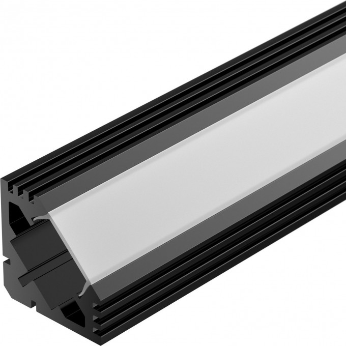 Профиль ARLIGHT PDS45-T-2000 ANOD Black RAL9005 020897