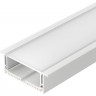 Профиль с экраном ARLIGHT SL-LINIA88-F-2500 WHITE+OPAL 021373