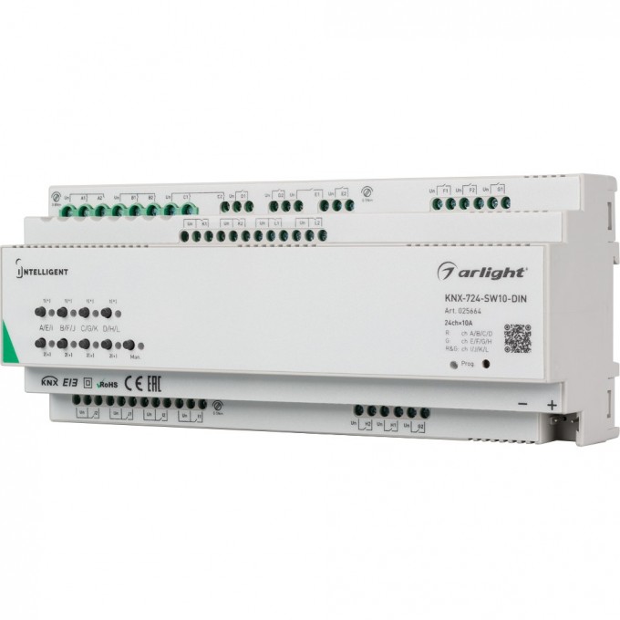 Релейный модуль ARLIGHT INTELLIGENT KNX-724-SW10-DIN 025664