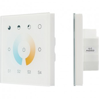 Сенсорная панель ARLIGHT INTELLIGENT DALI-901-11-1G-4SC-MIX-DT8-IN White