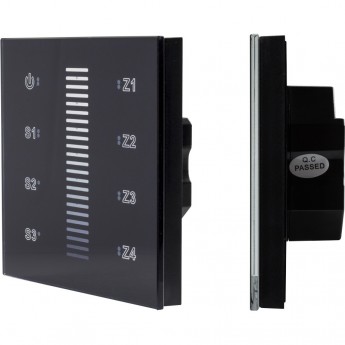 Сенсорная панель ARLIGHT INTELLIGENT DALI-901-11-ADDR-3SC-DIM-DT6-IN Black