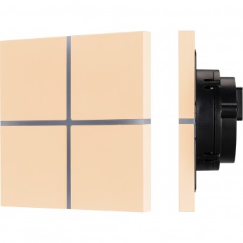 Сенсорная панель ARLIGHT INTELLIGENT KNX-304-13-IN Champagne (BUS, Frameless, IARL, IP20 Металл, 2 года)