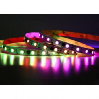 Светодиодная лента герметичная ARLIGHT SPI-PS-B60-12mm 12V RGB-PX3-BPT (12 W/m, IP67, 5060, 5m) (Arlight, бегущий огонь)