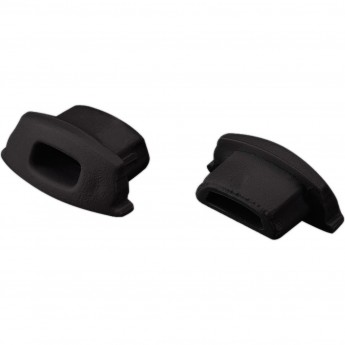 Заглушка ARLIGHT ARH-BENT-W11 BLACK с отверстием, пластик