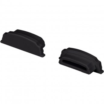 Заглушка ARLIGHT ARH-BENT-W18 BLACK глухая, пластик