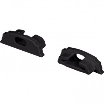 Заглушка ARLIGHT ARH-BENT-W18 BLACK с отверстием, пластик