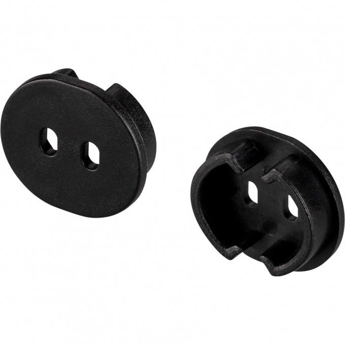 Заглушка ARLIGHT ARH-ROUND-D20-DUAL BLACK с отверстием, пластик 039302