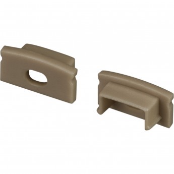 Заглушка ARLIGHT LINE-1708 OLIVE GREY с отверстием, пластик