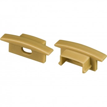 Заглушка ARLIGHT LINE-2308-F GOLD с отверстием, пластик