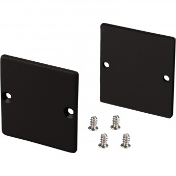 Заглушка ARLIGHT SL-LINE-3638-LW BLACK глухая, металл