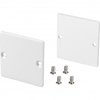 Заглушка ARLIGHT SL-LINE-3638-LW WHITE глухая, металл