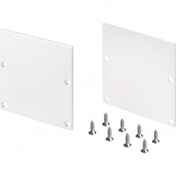 Заглушка ARLIGHT SL-LINE-5050-LW WHITE глухая, металл