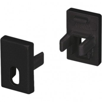 Заглушка ARLIGHT SL-MINI-8-H12 BLACK с отверстием, пластик