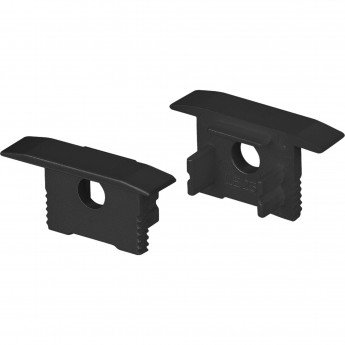 Заглушка ARLIGHT SL-SLIM-H13M-F25 BLACK с отверстием, пластик