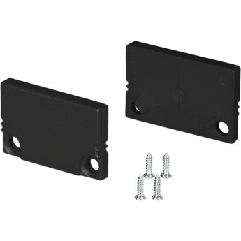 Заглушка ARLIGHT SL-SLIM20-H13 BLACK глухая, пластик