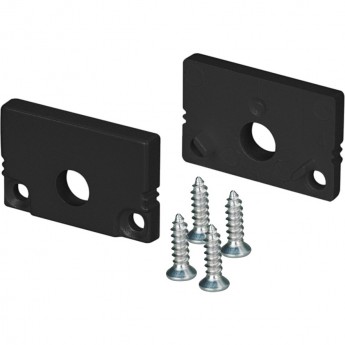 Заглушка ARLIGHT SL-SLIM20-H13 BLACK с отверстием, пластик